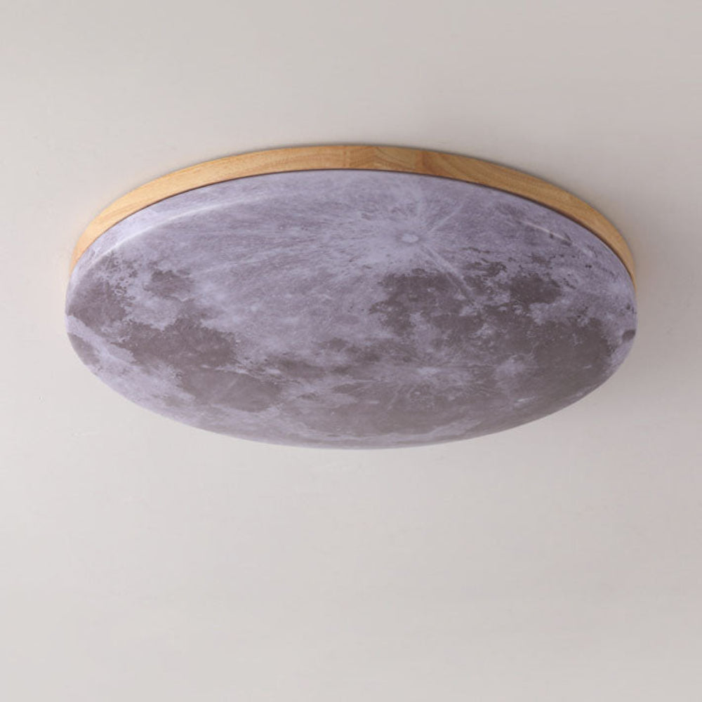 LED Moon Design Ceiling Light Minimalist Style