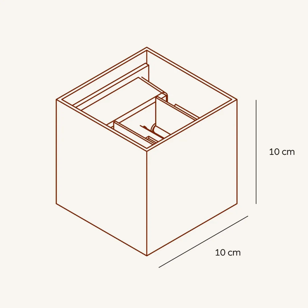 LED Wall Light Adjustable Light Patterns