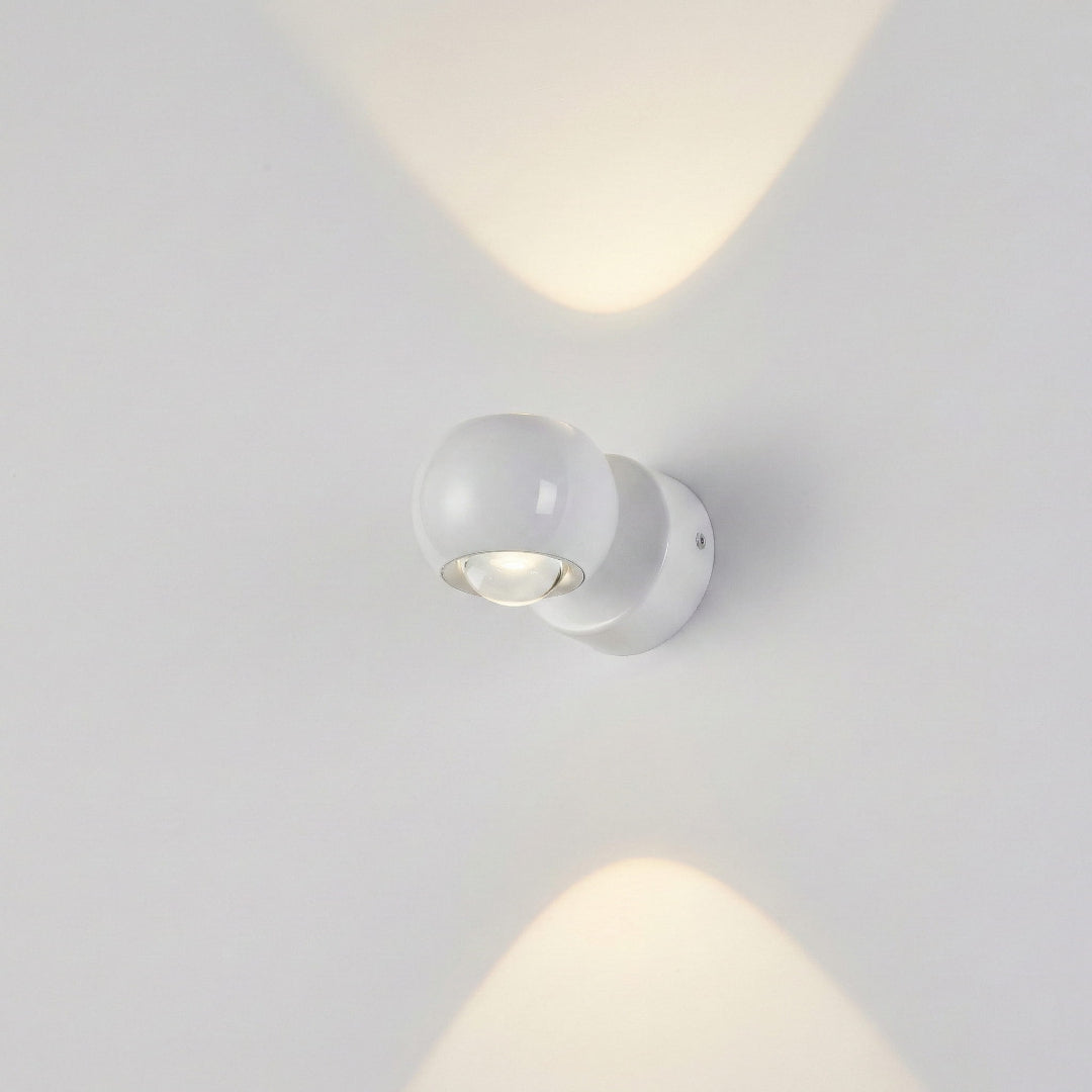 LED Wall Light Chrome Modern Spot Lamp