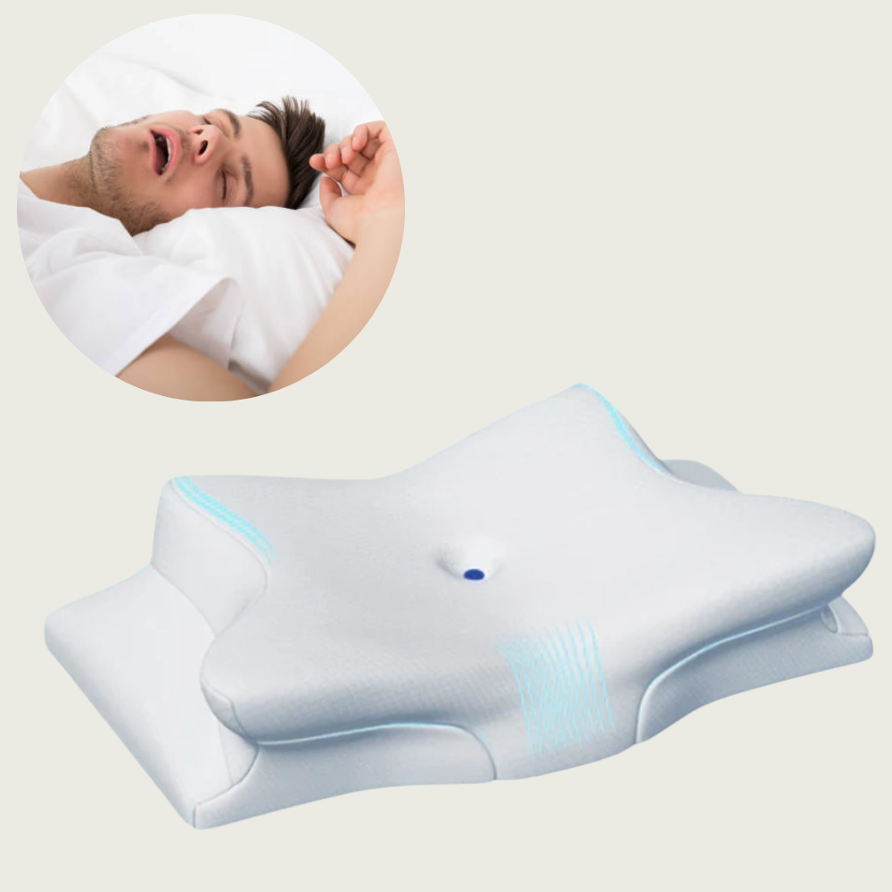 Memory Foam Anti Snore Pillow Neck Head Support