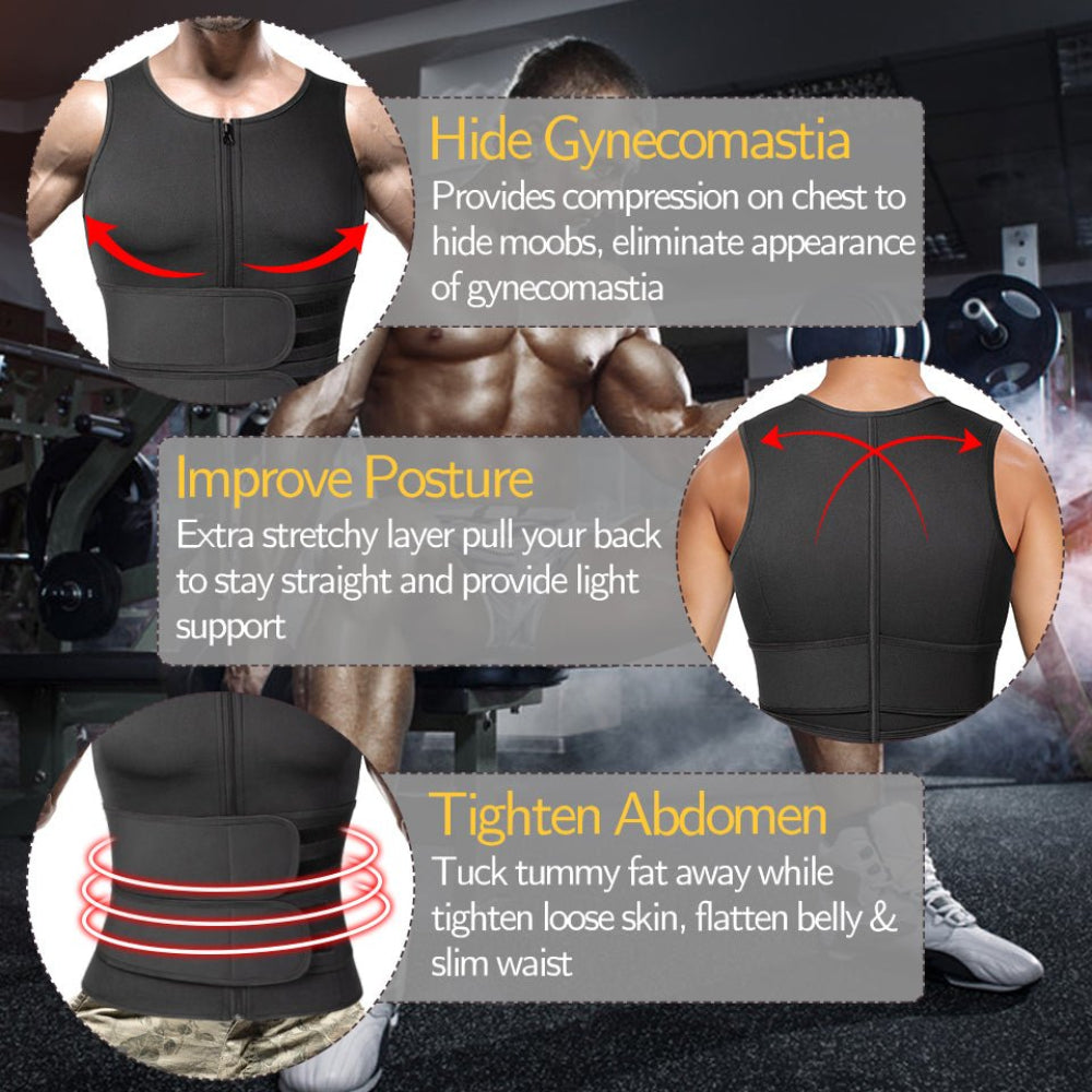 Men's Body Shaper Weight Loss Vest