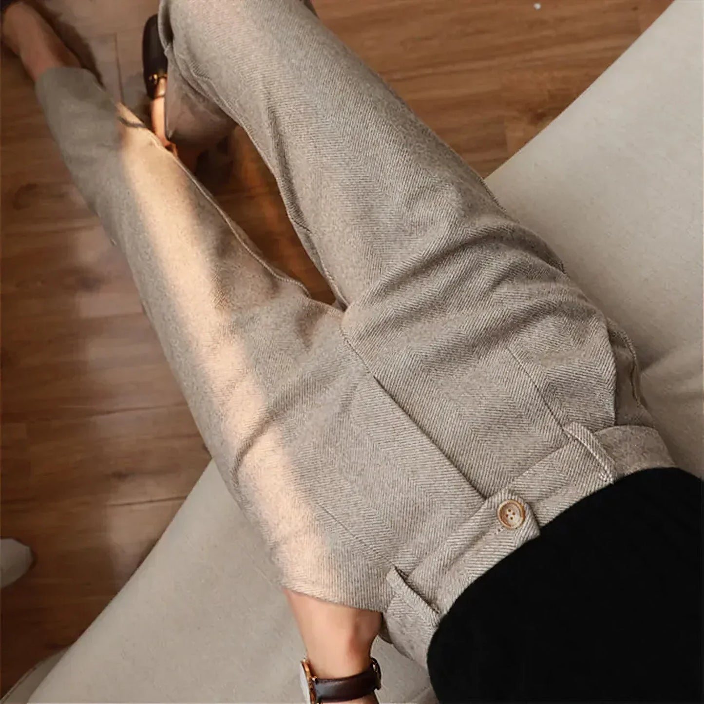 Men's Tailored Trousers Fit Bottom Pants