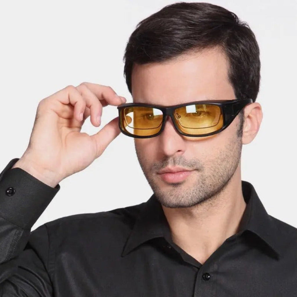 Night Driving Glasses Anti Glare Over Glasses Wraparound