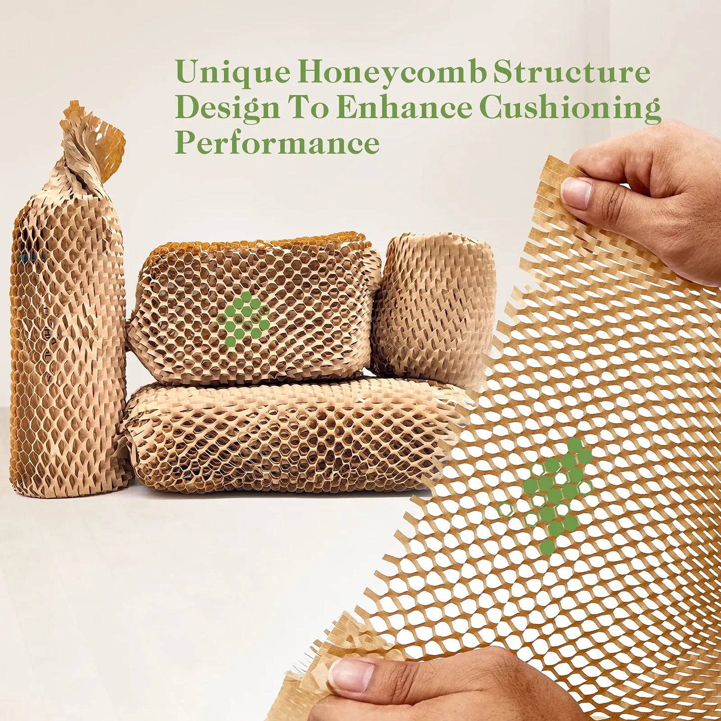 Packing Paper Honeycomb Kraft Cushion Wrap Moving Shipping