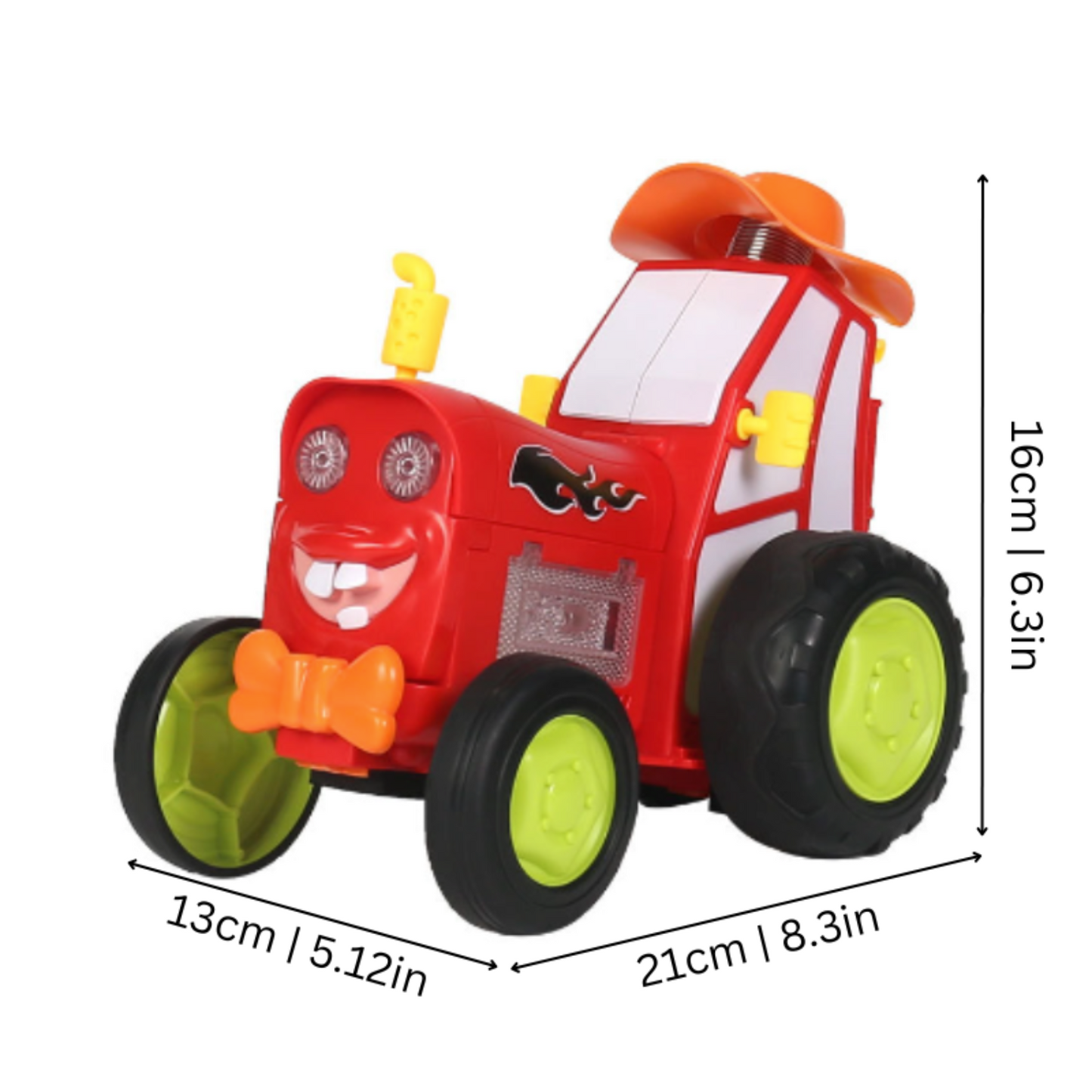 Remote Control Stunt Car Lights Flips Vehicle Toy