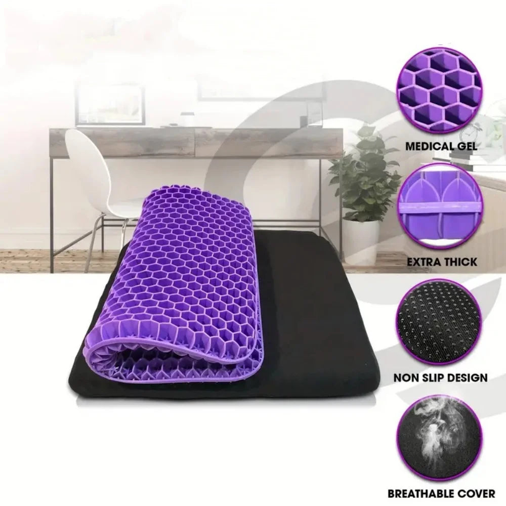 Seat Cushion Gel Honeycomb Cooling Office Chair Pad