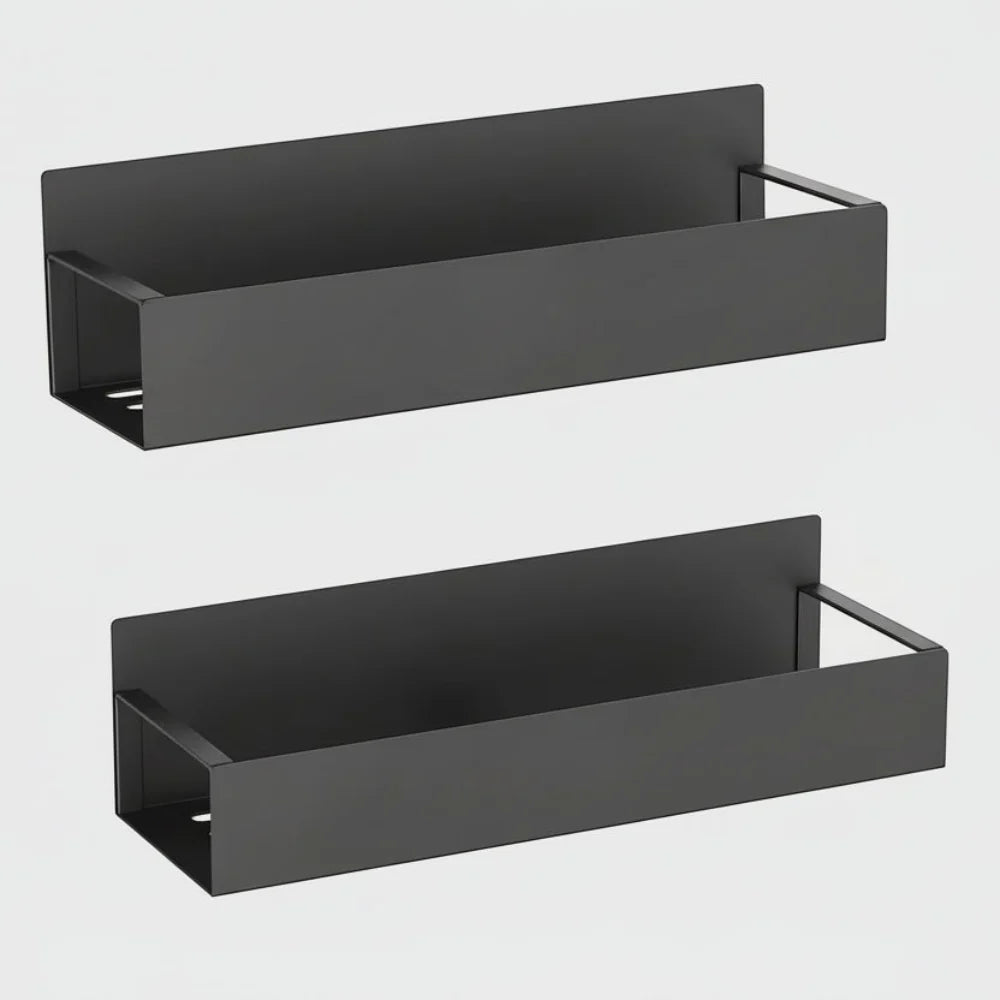 Spice Rack Magnetic Refrigerator Shelf Steel Organizer