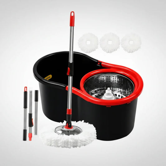 Spin Mop Bucket 360 Floor Cleaning System Wringer