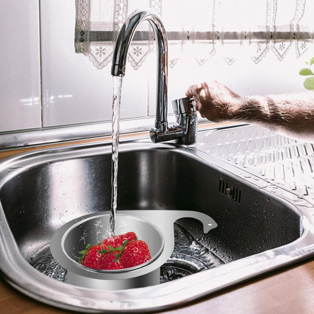 Stainless Steel Swan Sink Strainer Kitchen Basket