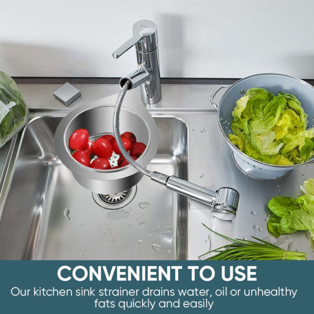 Stainless Steel Swan Sink Strainer Kitchen Basket