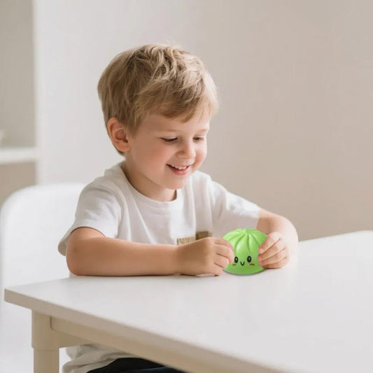 Stress Ball Squishy Dumpling Glitter Fidget Toy
