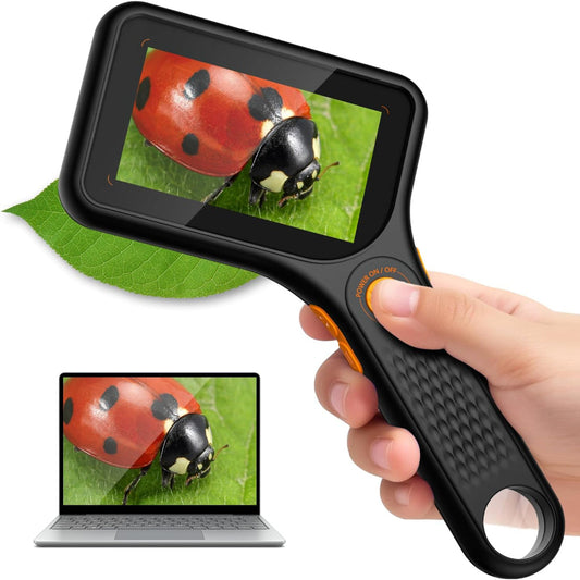 USB Camera Digital Microscope Handheld 500X IPS Screen