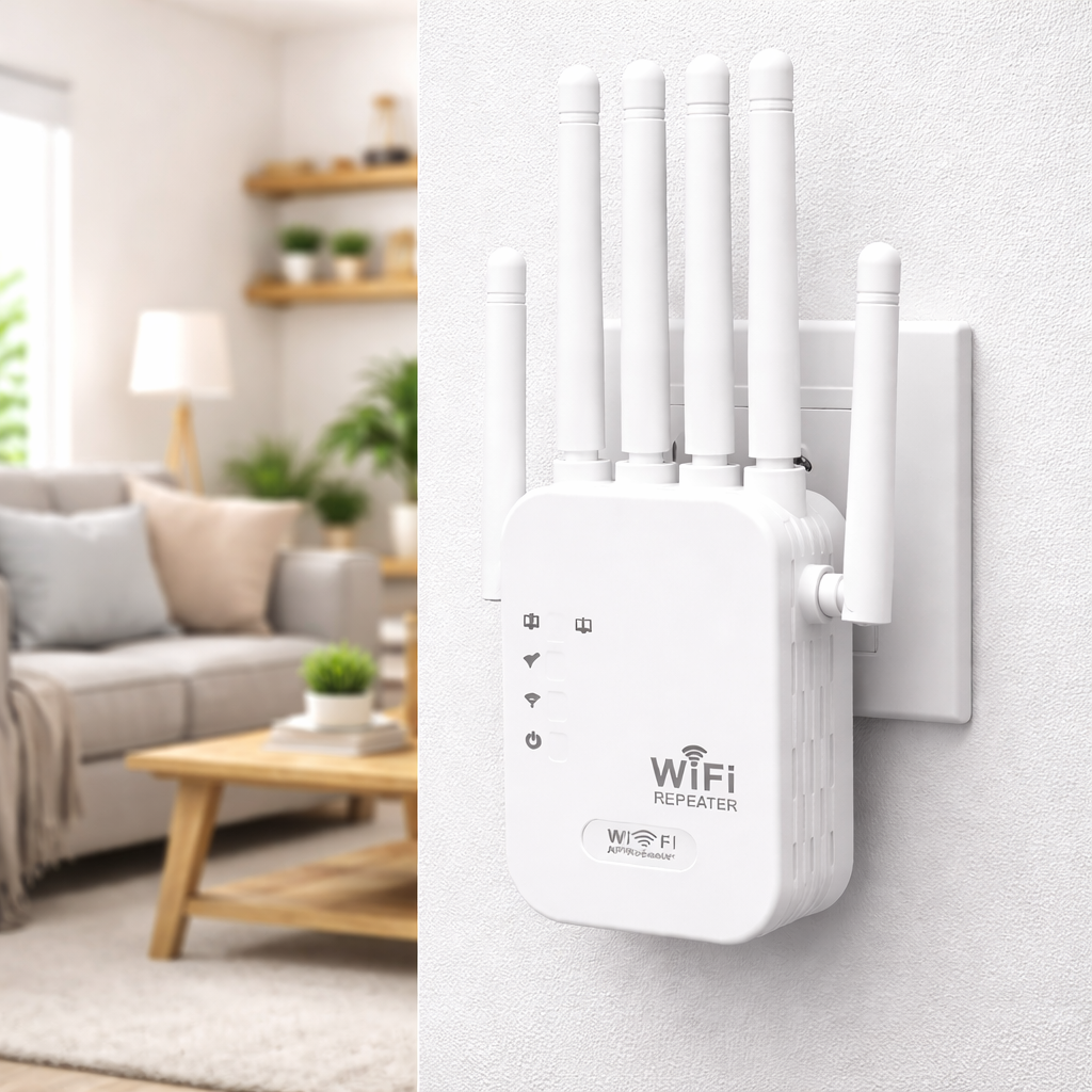 WiFi Extender Dual Band Signal Booster Wireless Range
