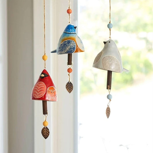 Wind Chimes Bird Song Garden Outdoor Decor