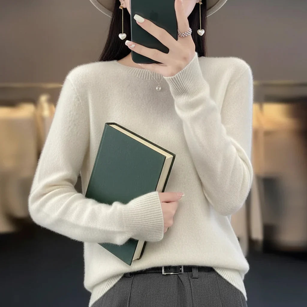 Womens Sweater Crewneck Pullover Long Sleeve Everyday Wear