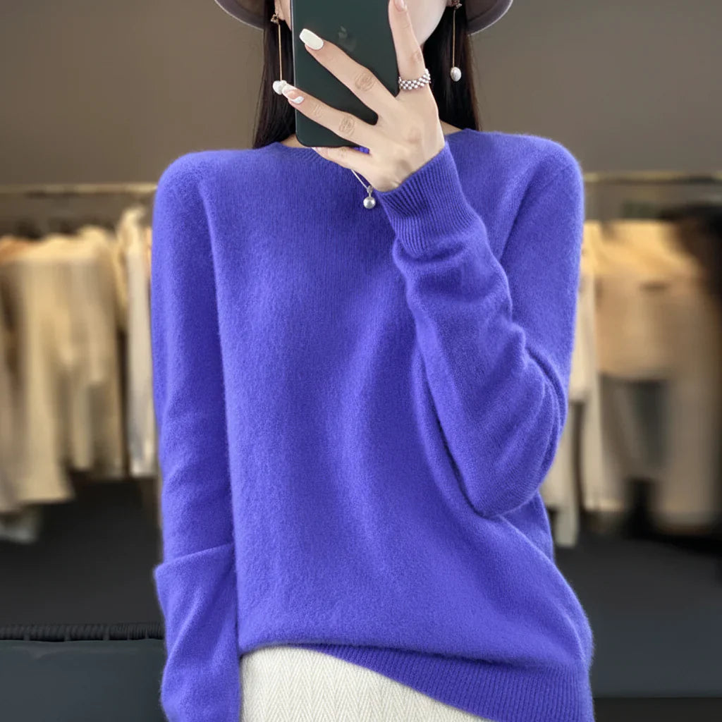 Womens Sweater Crewneck Pullover Long Sleeve Everyday Wear