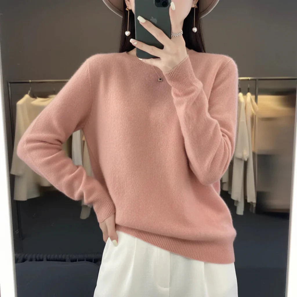 Womens Sweater Crewneck Pullover Long Sleeve Everyday Wear