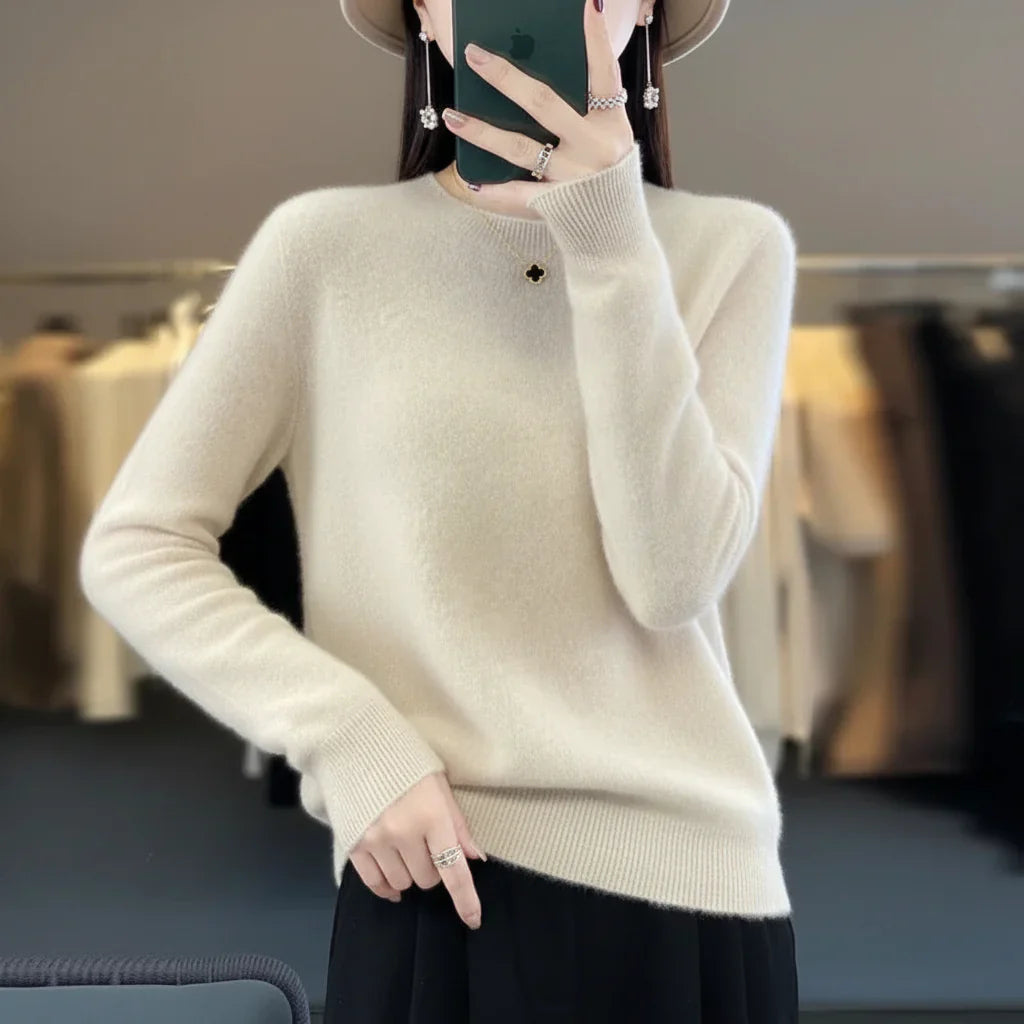 Womens Sweater Crewneck Pullover Long Sleeve Everyday Wear