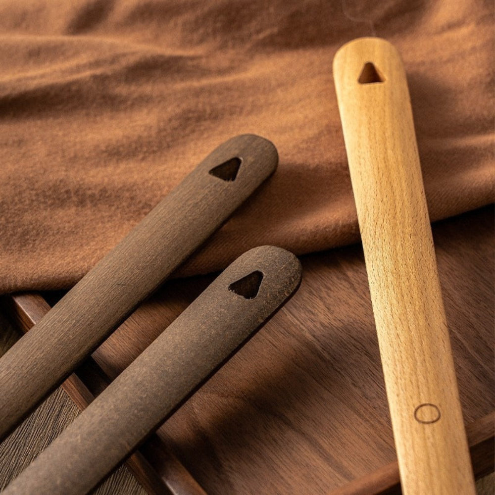 Wooden Shoe Horn Long Handle Practical Footwear