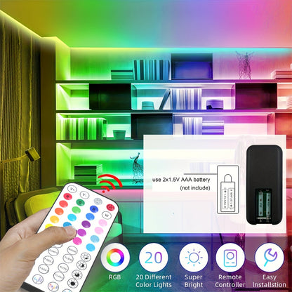 LED Strip Lights 300ft – Colour Changing RGB Light Strip with Music Sync & App Control